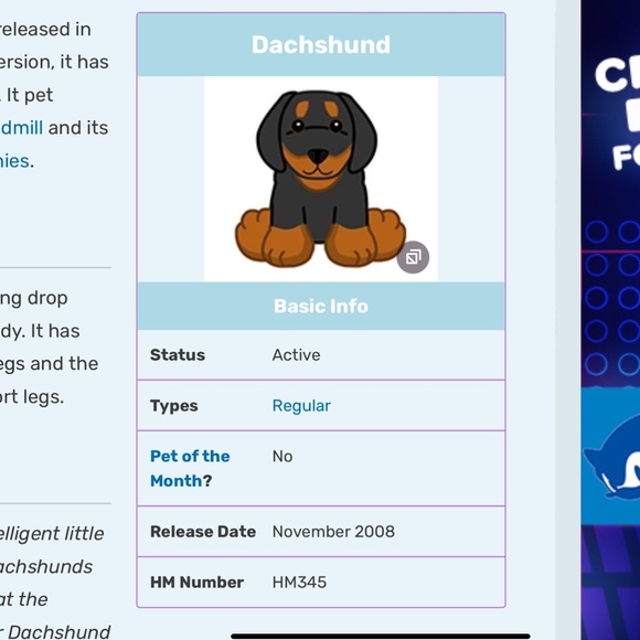 Webkinz Dachshund HM345 - Picture 2 of 15